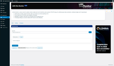 LMN Site Monitor screenshot