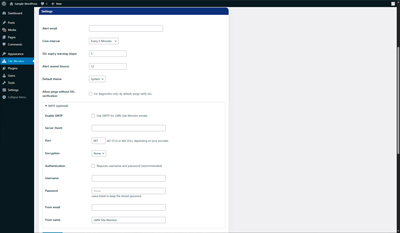 LMN Site Monitor screenshot