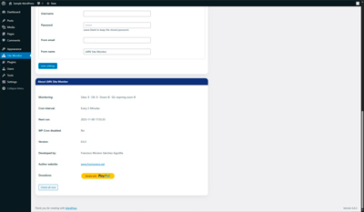 LMN Site Monitor screenshot
