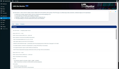 LMN Site Monitor screenshot